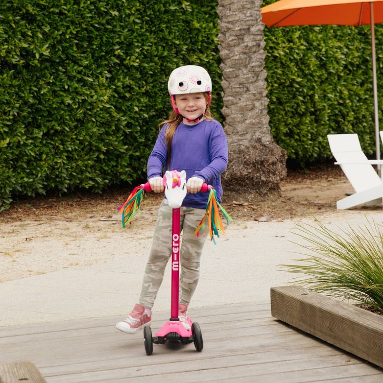 Maxi Deluxe LED Scooter Pink