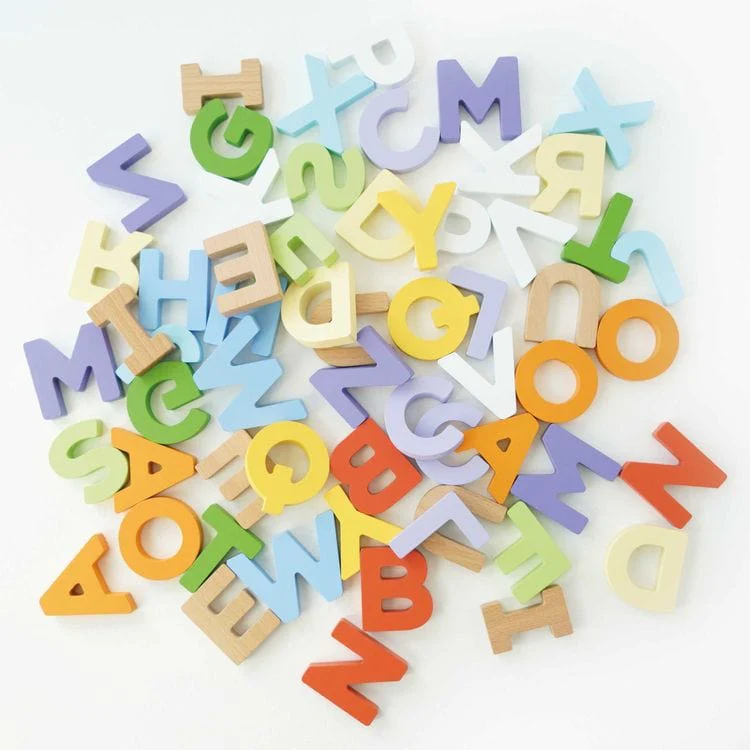 Wooden Alphabet Set & Bag