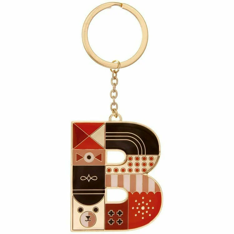 Small Initial Keychain