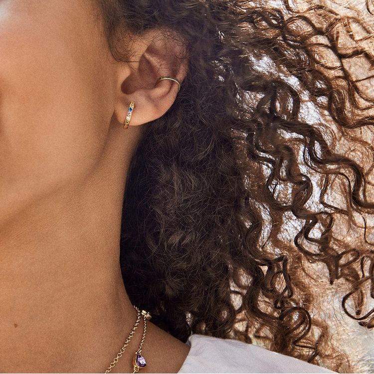 Mini Gold Hoop Earrings