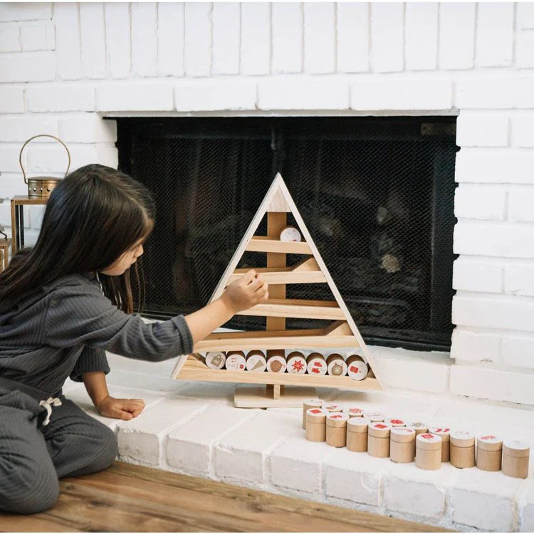 Wooden Kids Advent Calendar