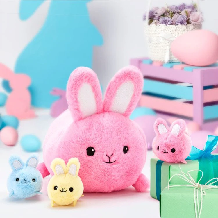 Plush Bunny Family