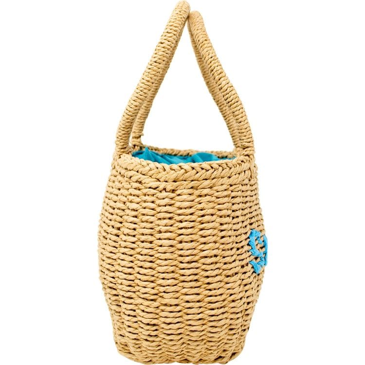 Wicker Basket Bag 'SMILE'