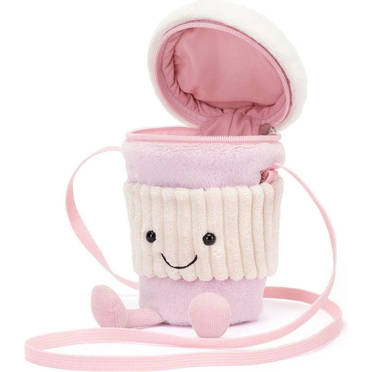 Fun Coffee Carry Pink Bag