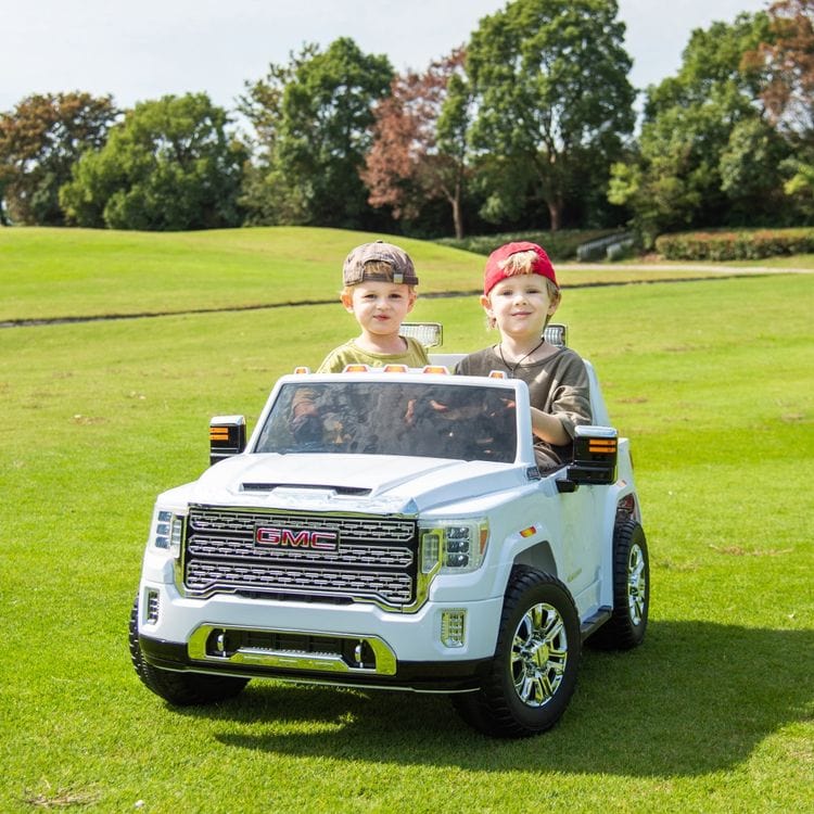 24V Ride On Car 2 Seater White