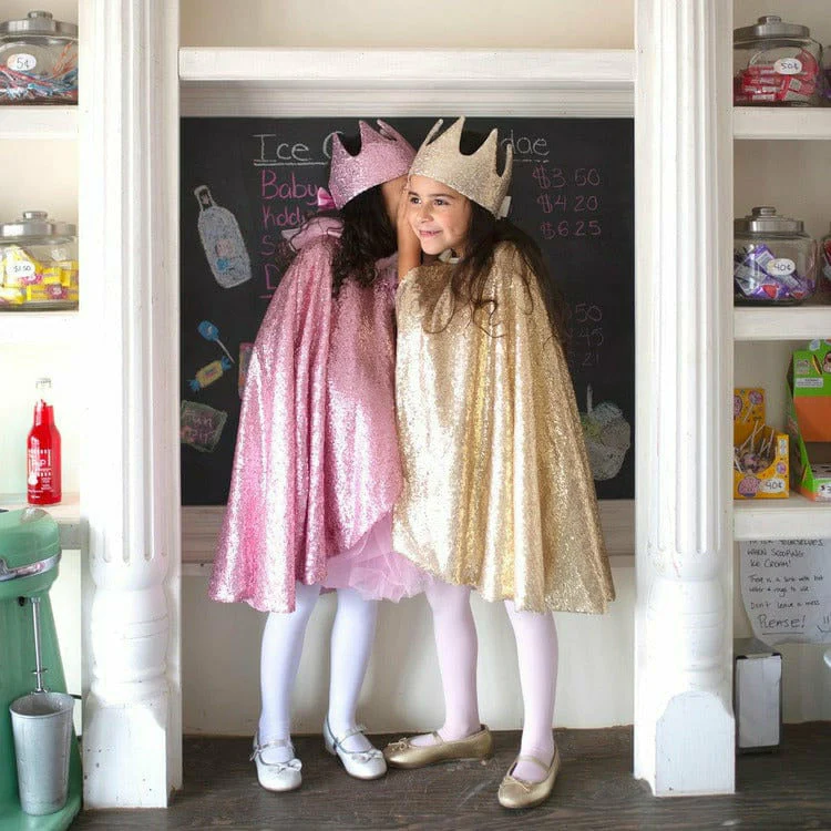 Precious Pink Sequins Cape