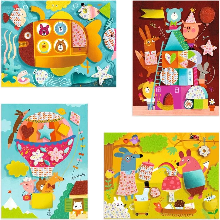 Foam Collage Art Set