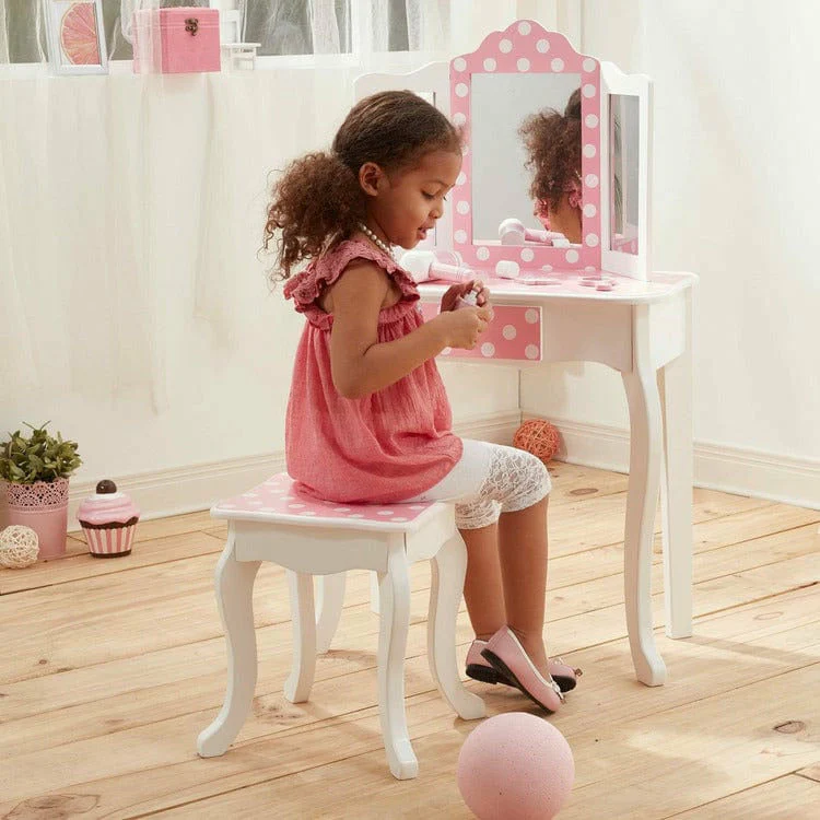 Polka Dot Vanity Set