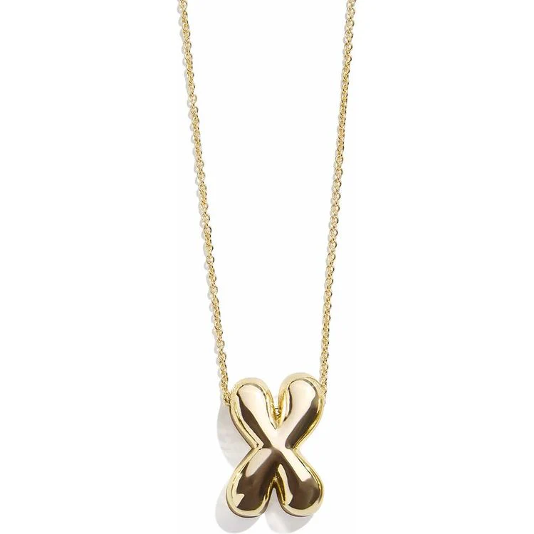 Bubble Initial Necklace