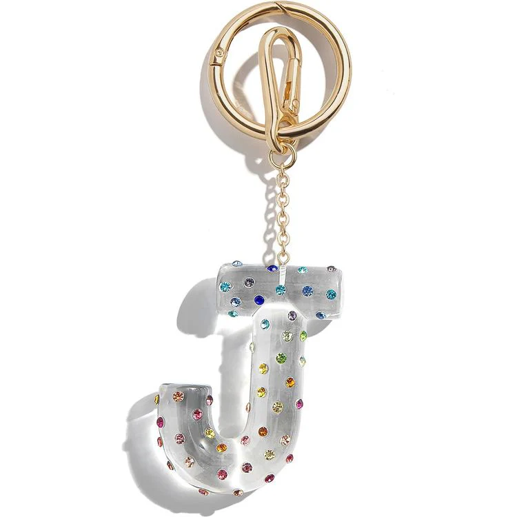 Sparkle Letter Bag Charm