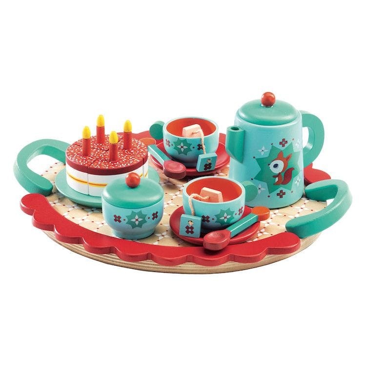 Fox's Party Wooden Tea Set