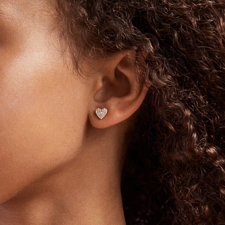 Heart Studs Earrings