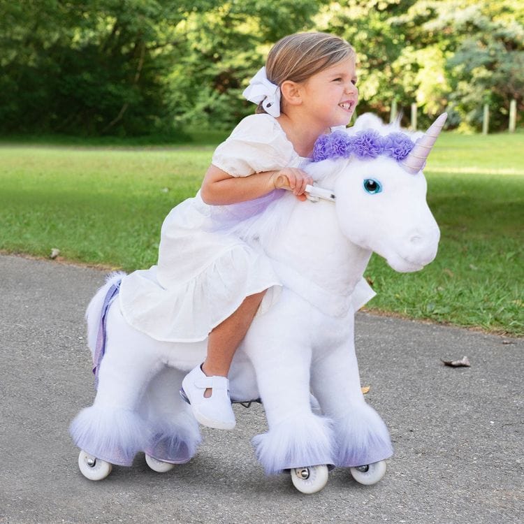 Blue Ride On Unicorn 3 5 Years