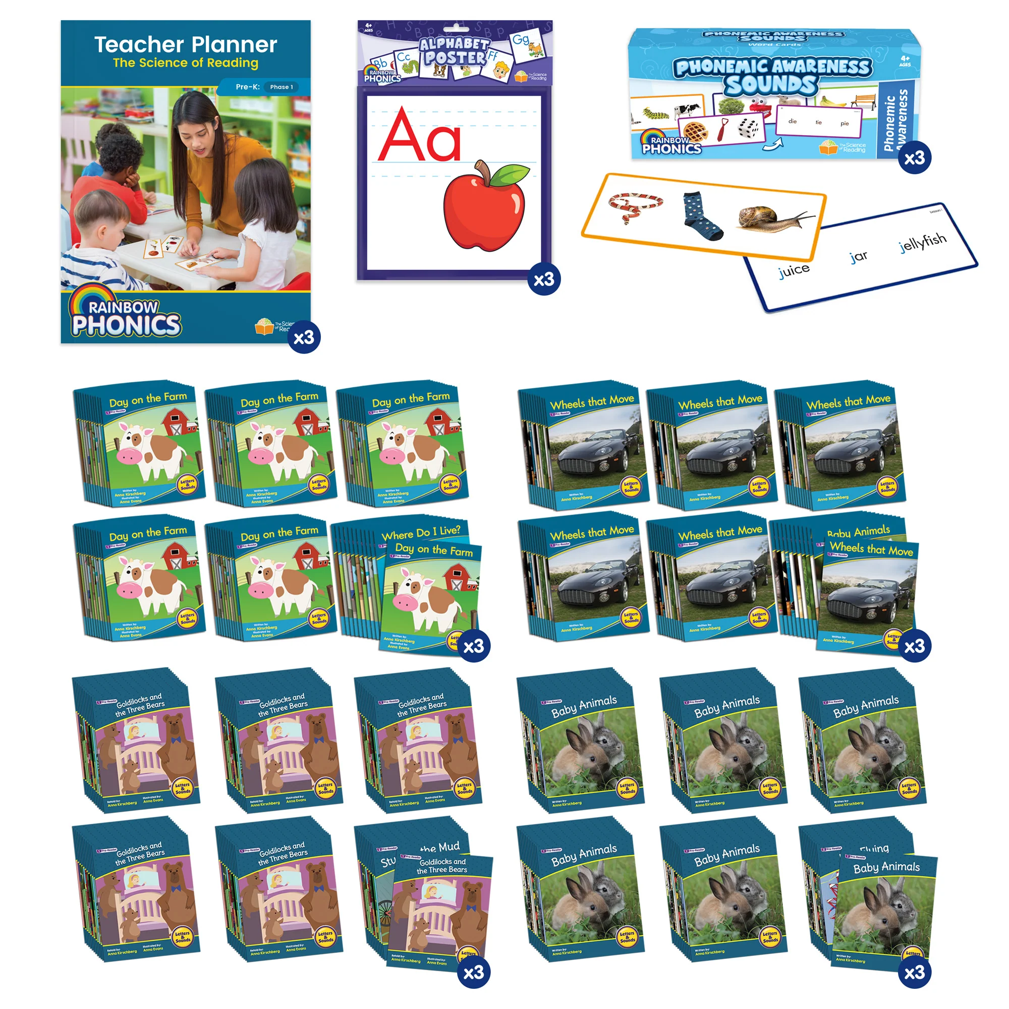 Rainbow Phonics School Kit Pre-K