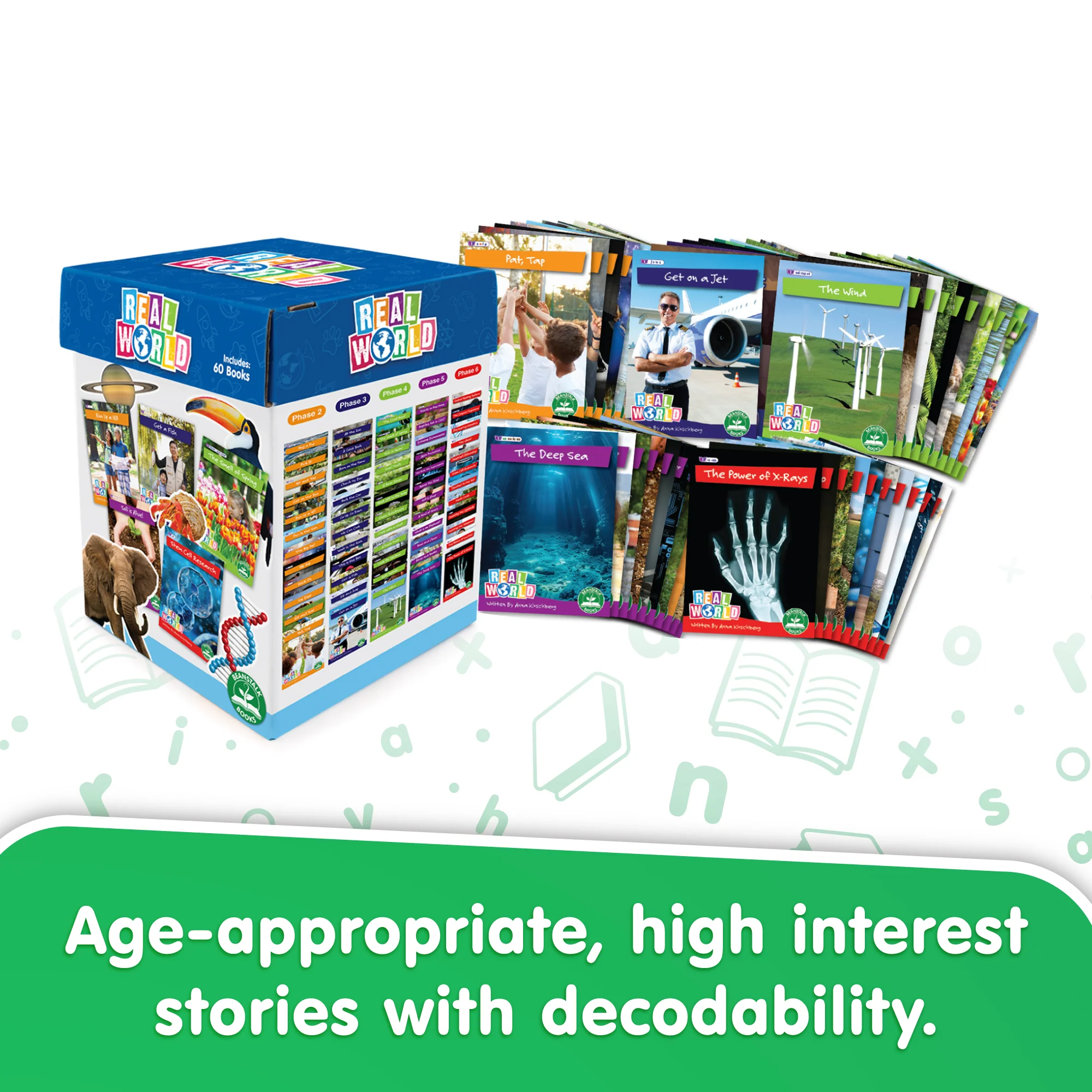 Real World Non-Fiction Hi-Lo Decodables Boxed Set