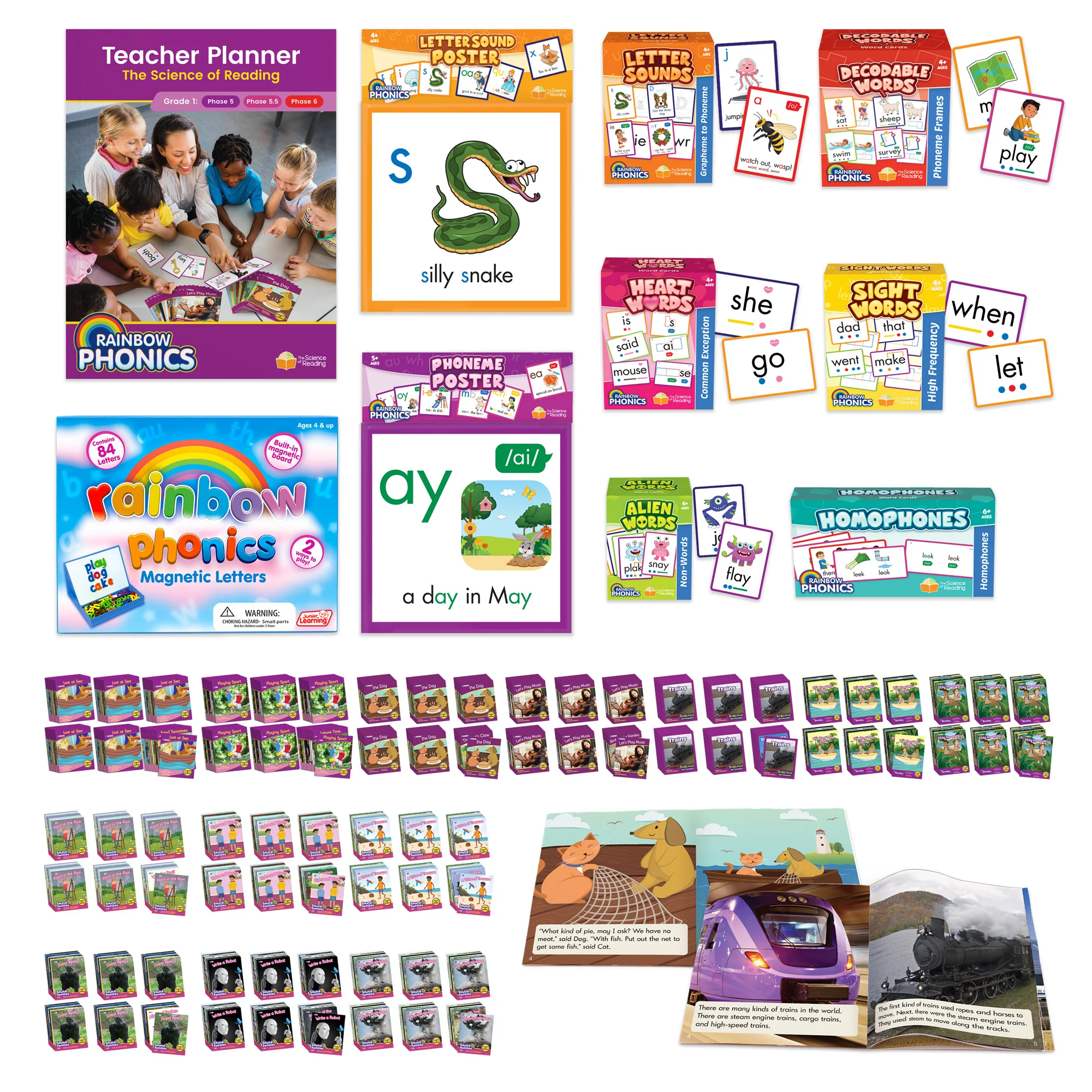 Rainbow Phonics Classroom Kit 1st Grade