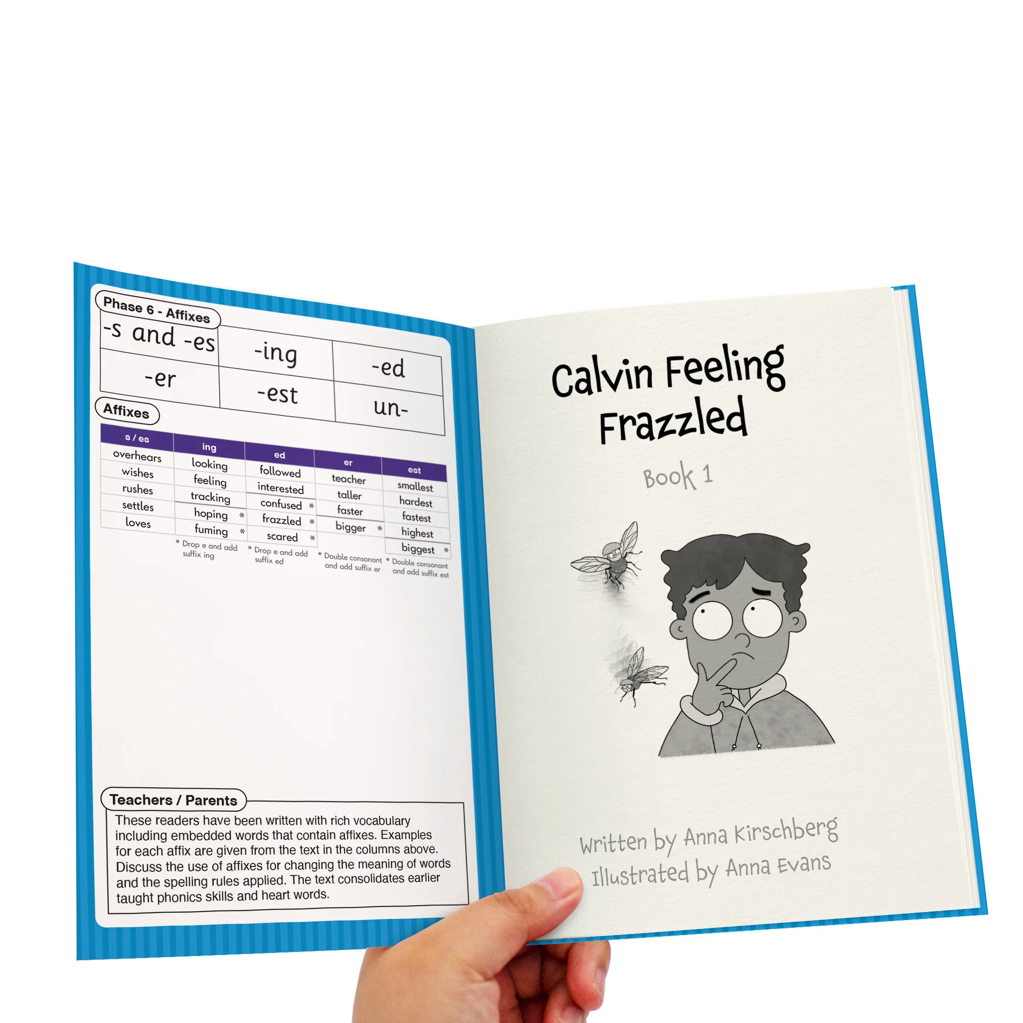 Calvin - Decodable Chapter Books - Box Set - Affixes (Phase 6)