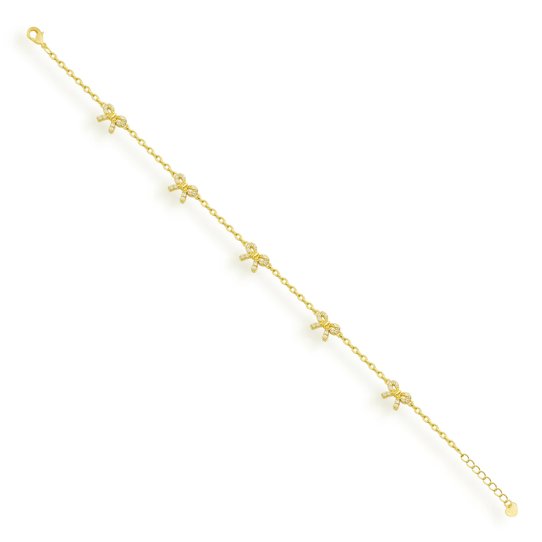 Gilded Bow Bracelet