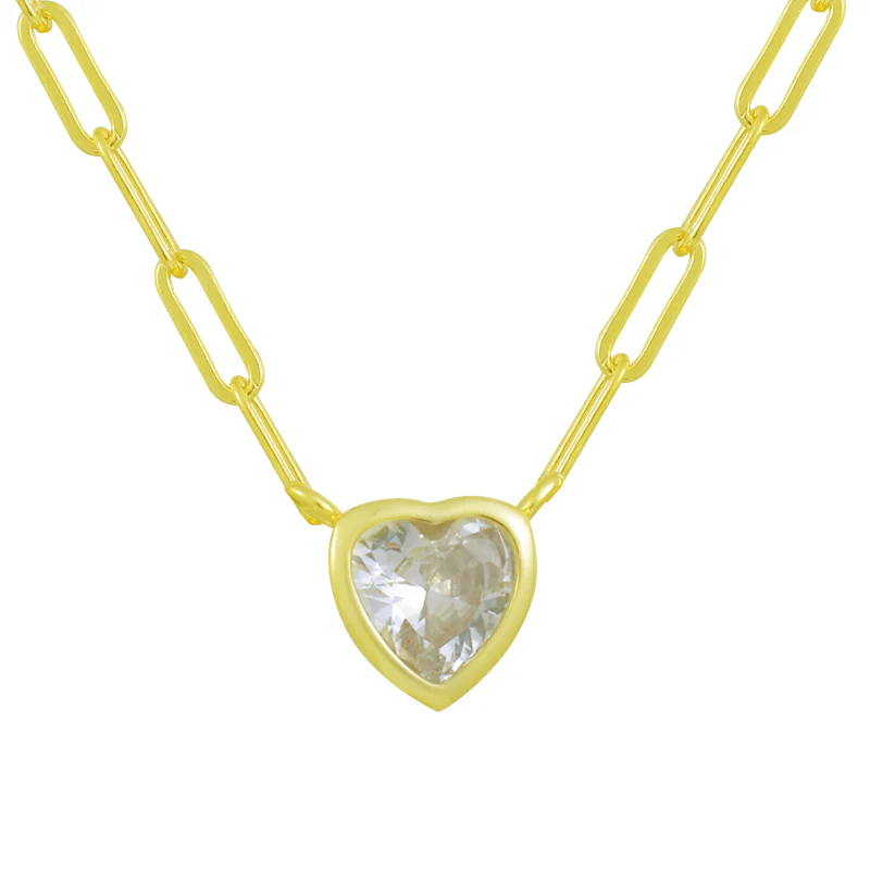Heart in Chains Necklace