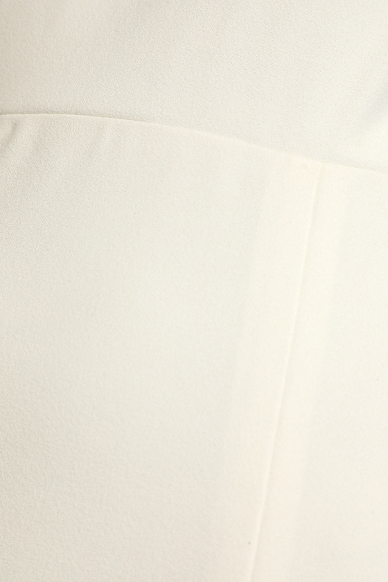 Romantic Moments White Lace Long Sleeve Maxi Dress