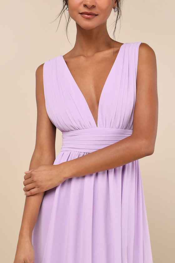 Heavenly Hues Lavender Maxi Dress