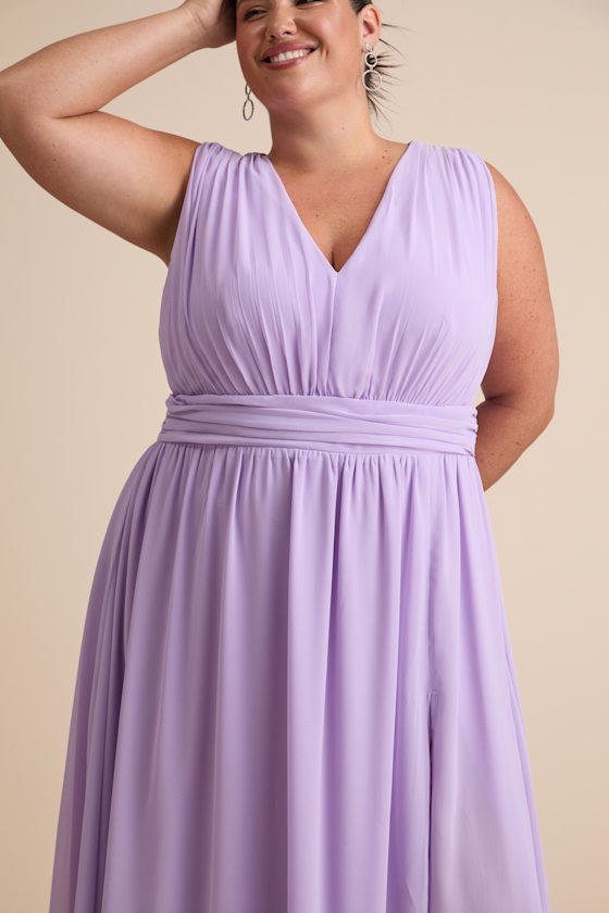 Heavenly Hues Lavender Maxi Dress