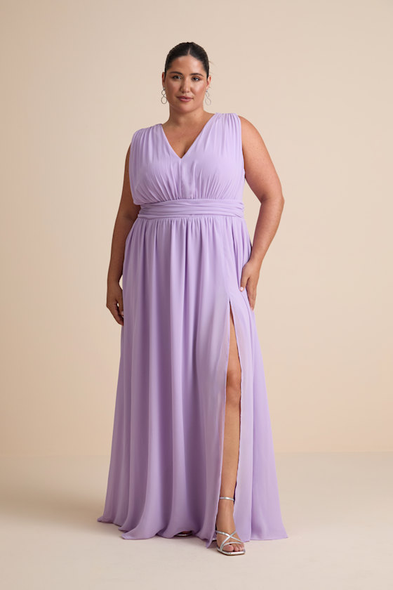Heavenly Hues Lavender Maxi Dress