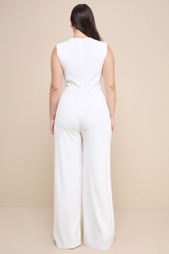 Enticing Endeavors White Jumpsuit