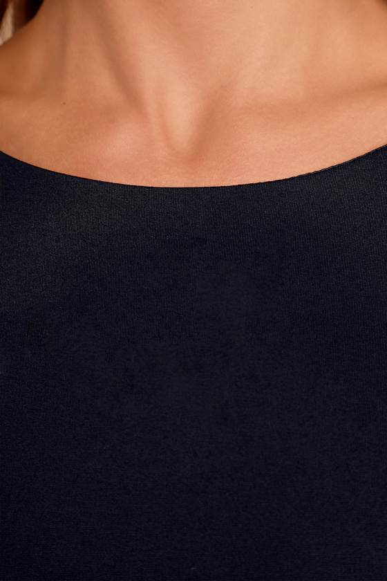 Forever Chic Black Long Sleeve Dress