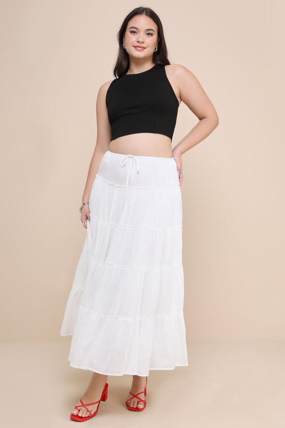 Let's Tie It Black Tie-Back Cropped Tank Top