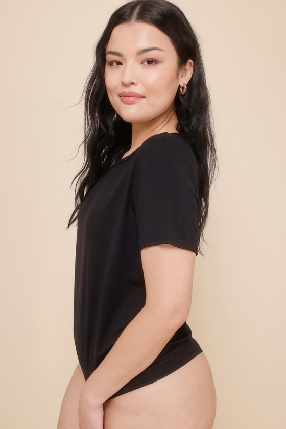 Skyra Black T-Shirt Bodysuit
