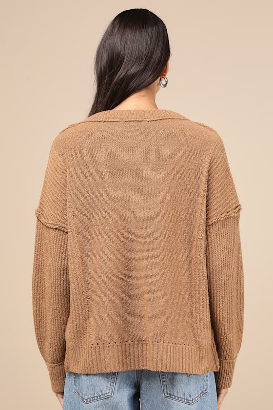 Notably Toasty Brown Sweater