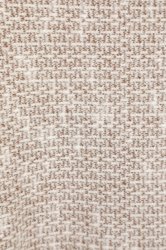 Perfect Mix Heather Beige Dolman Sleeve Sweater Top