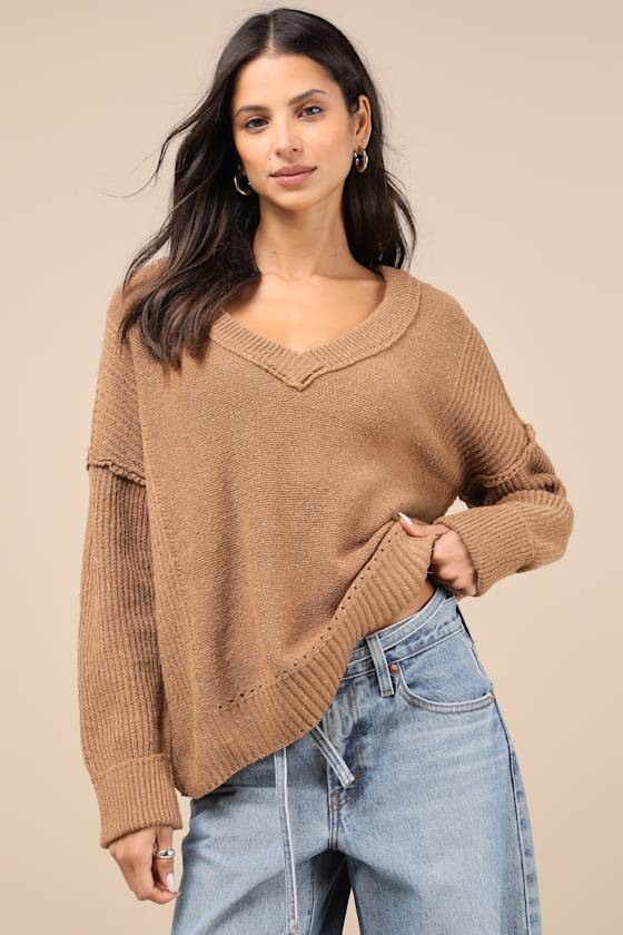 Notably Toasty Brown Sweater