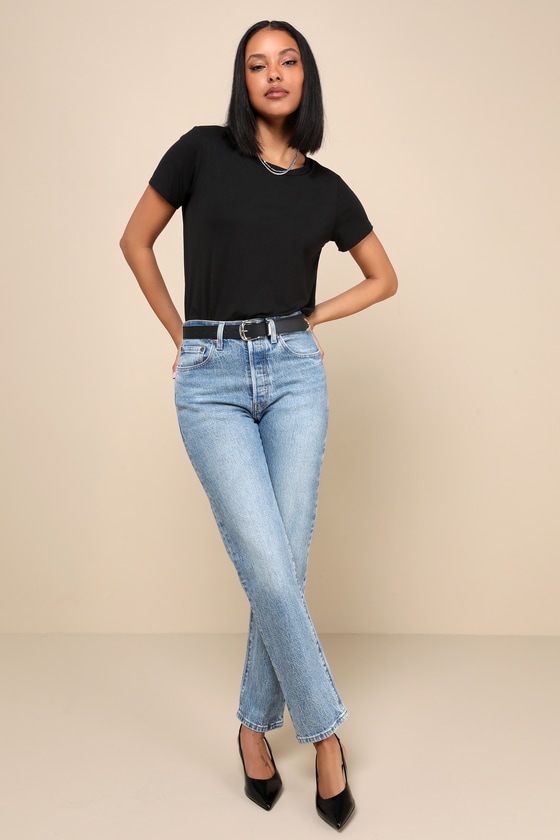 Skyra Black T-Shirt Bodysuit