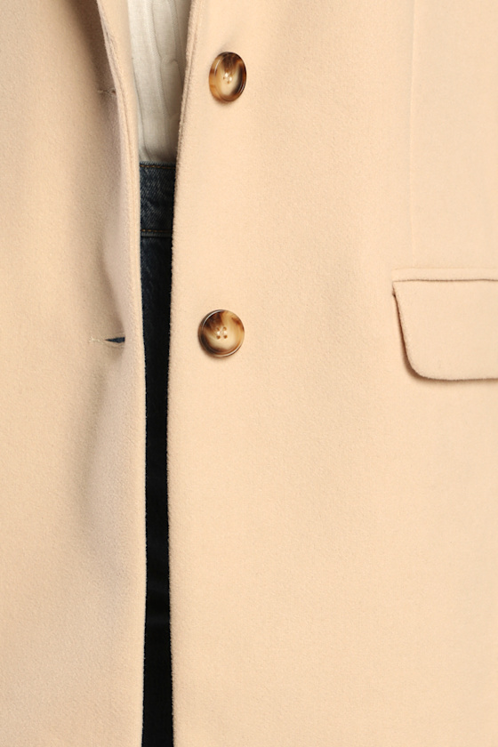 Chic Feelings Cream Long Sleeve Coat