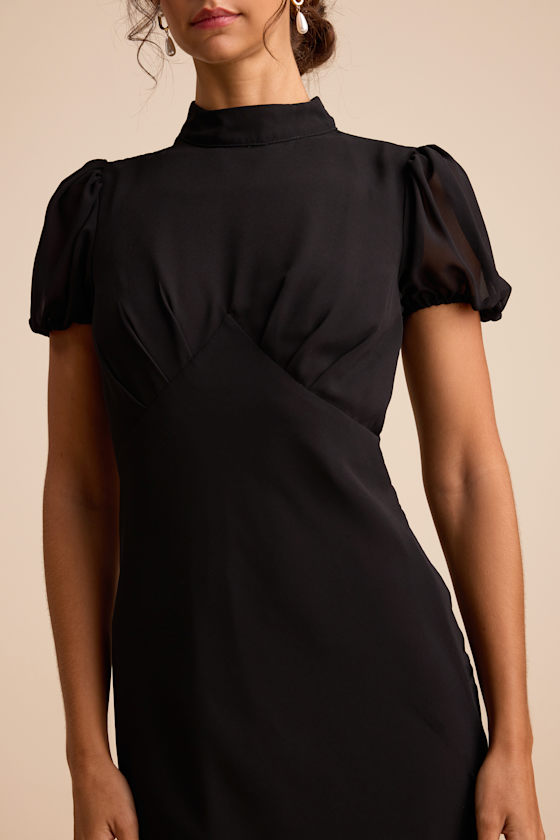 Langley Black Backless Maxi Dress