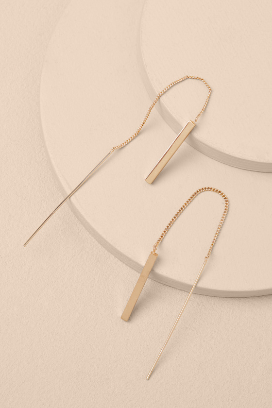 Keep it Chic Gold Threader Earrings