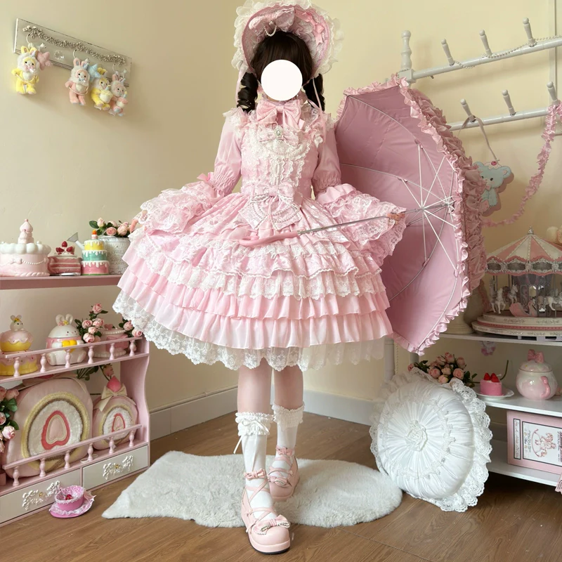 Hanguliang - Love Feathered Bond - Wedding Sweet Lolita JSK Gorgeous Bridal Blouse