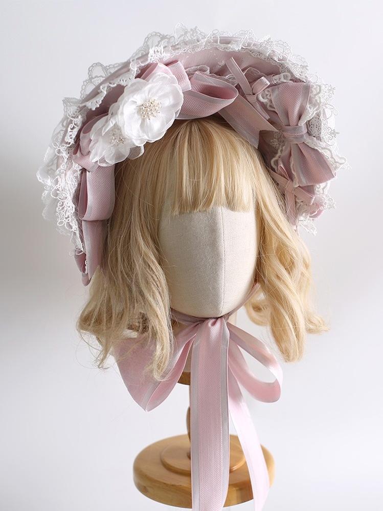 Xiaogui - Sweet Lolita Lace Headdress, Detachable Flower
