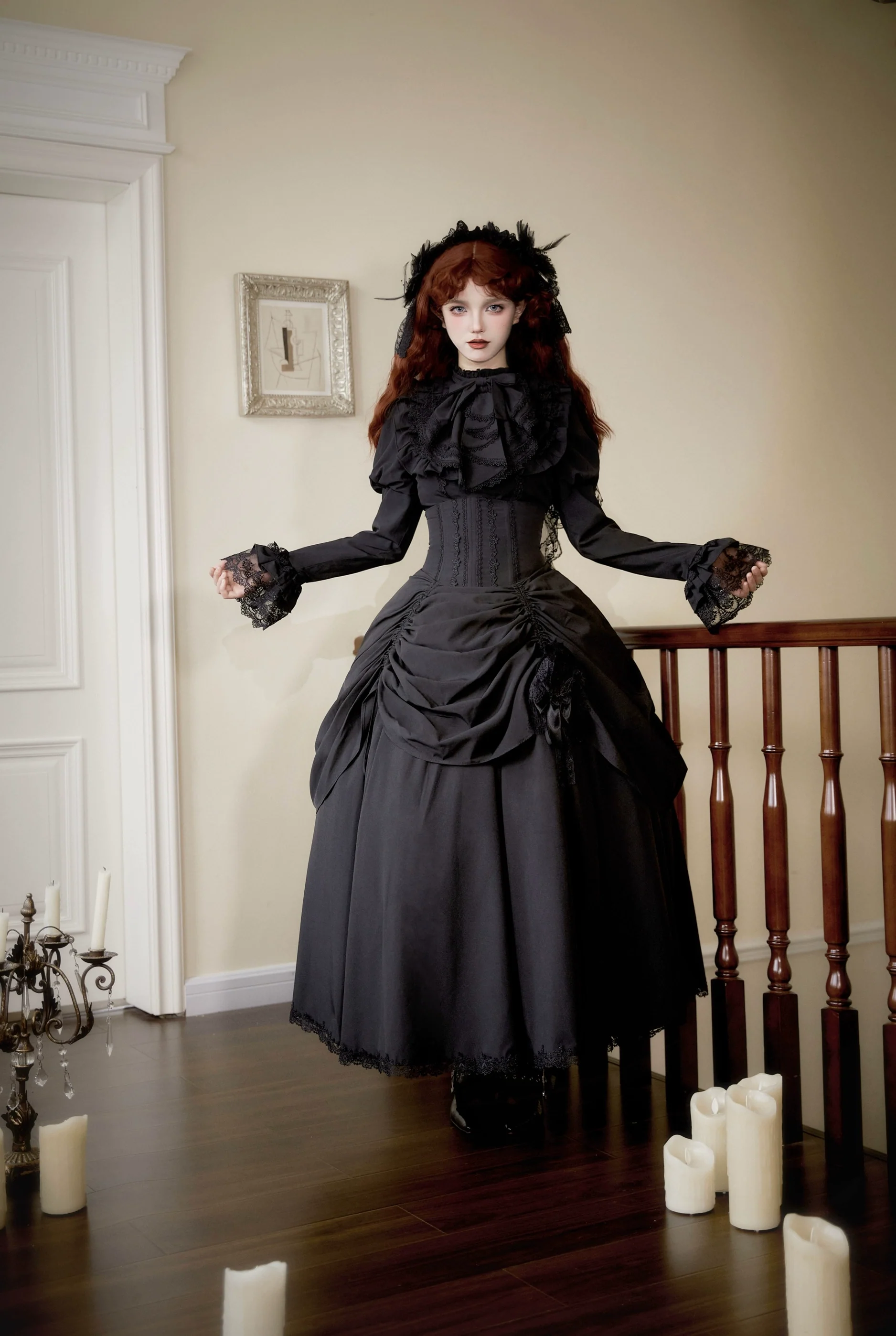 The Original Witch - Gothic Lolita Dress Fishbone Lifting Corset SK Shirt