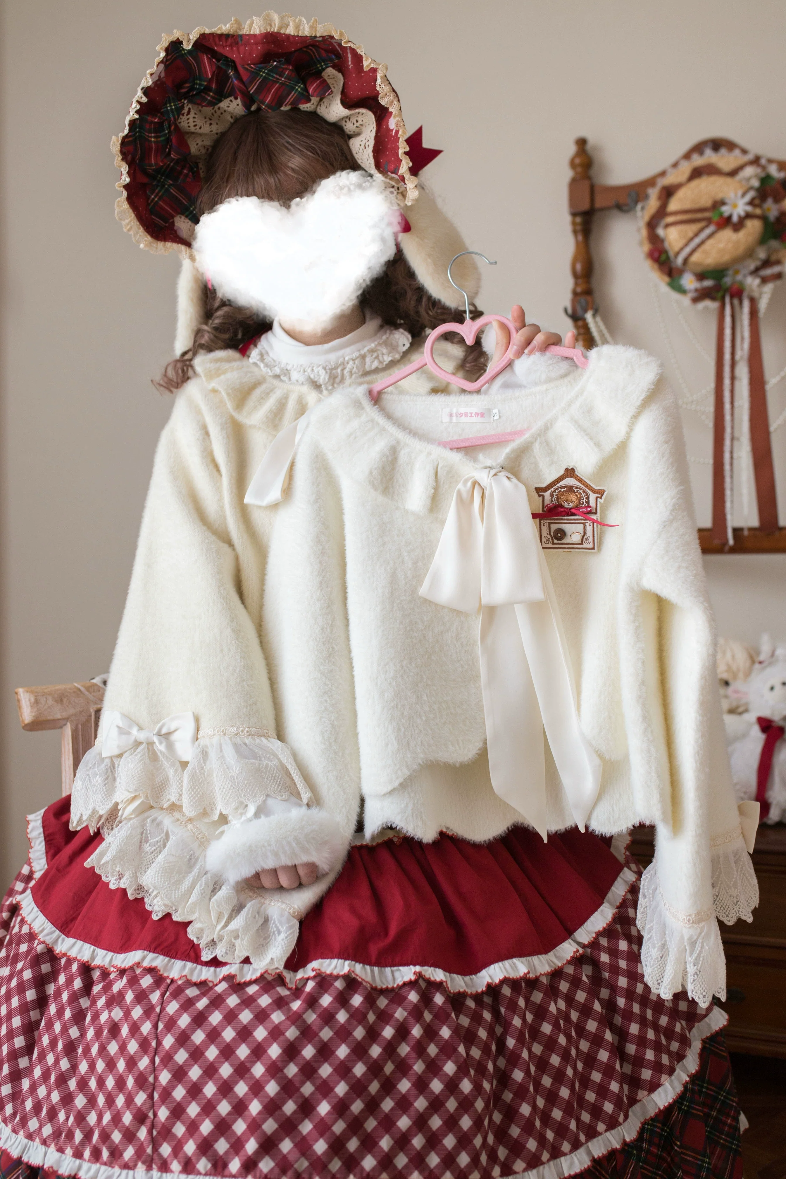 MIST - Qian's Letter - Sweet Lolita Sweater Winter Cardigan