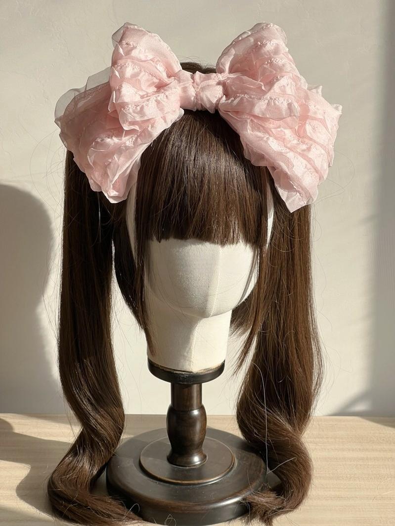 MAID - Spring of Mist - Sweet Lolita Bow Hairclip Bowler Hat KC
