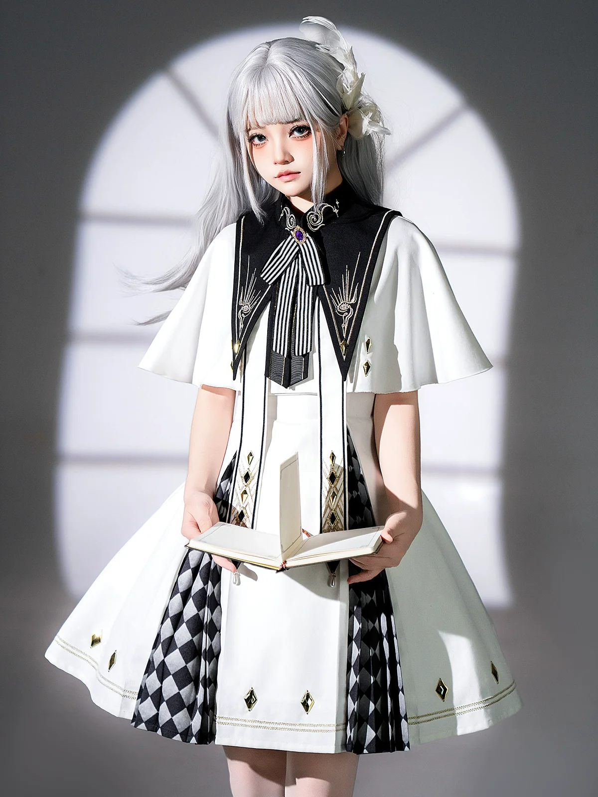 Your Princess - Eye of Truth - Elegant Gothic Lolita Dress Suit With Embroidery