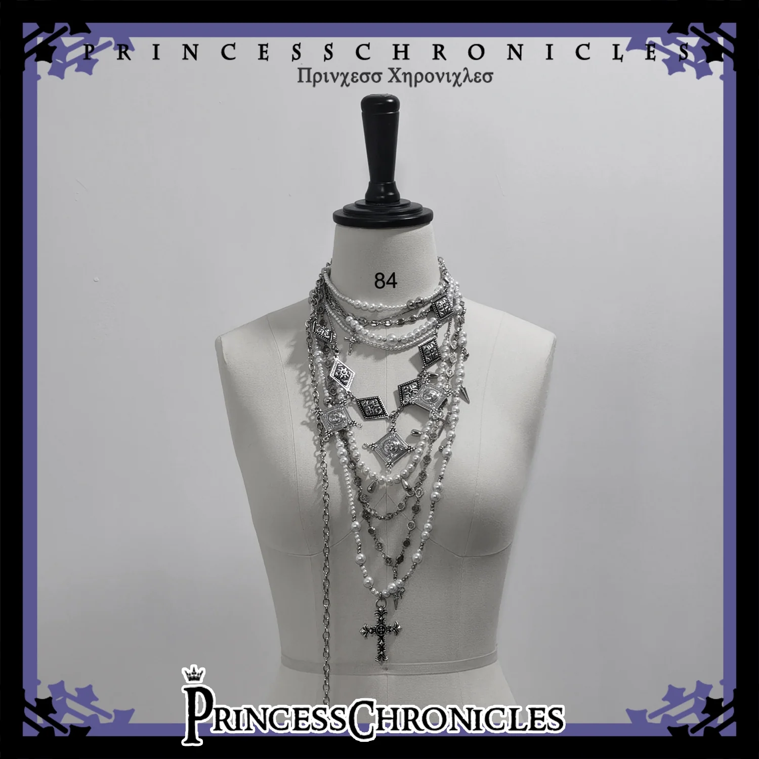 Princess Chronicles - Divine Covenant - Ouji Lolita Accessory Set Necklace and Bracelet