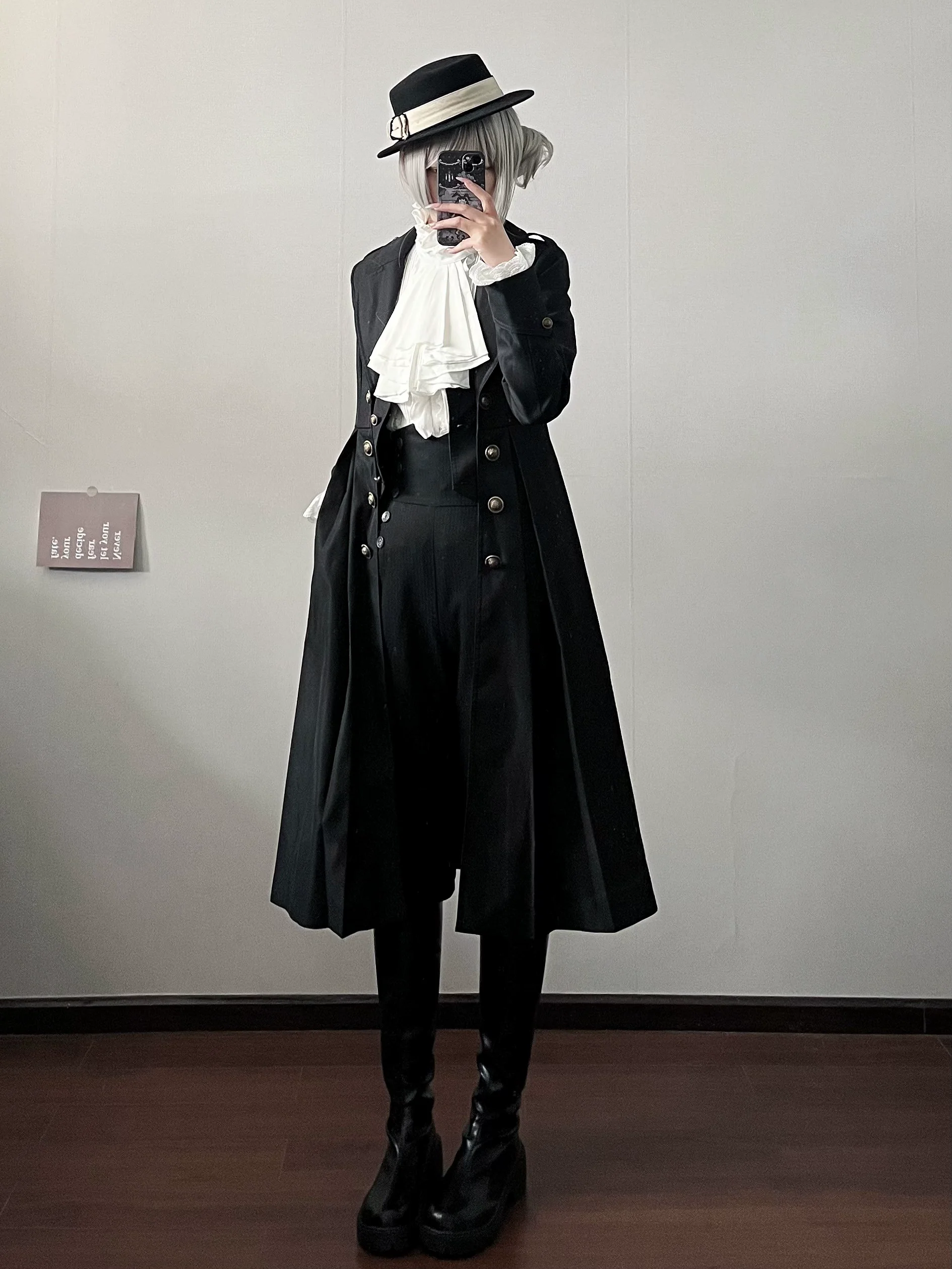 Gazing Galactic - Paranoia Punishment - Ouji Lolita Trench Coat Gothic Lolita Coat