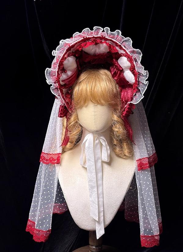 Shuang Sheng Xiao Xiong - Heart of Love - Lace Sweet Lolita Accessory Set