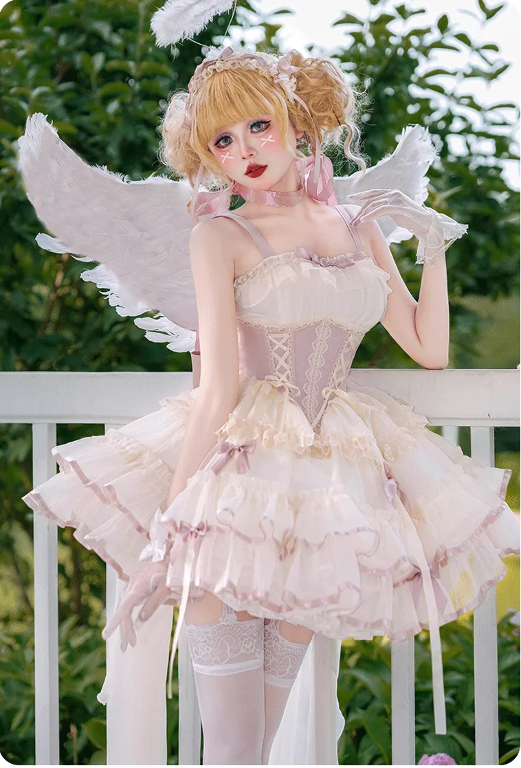 ZhiJinYuan - Time Waltz - Sweet Lolita Short Dress Ballet Style JSK