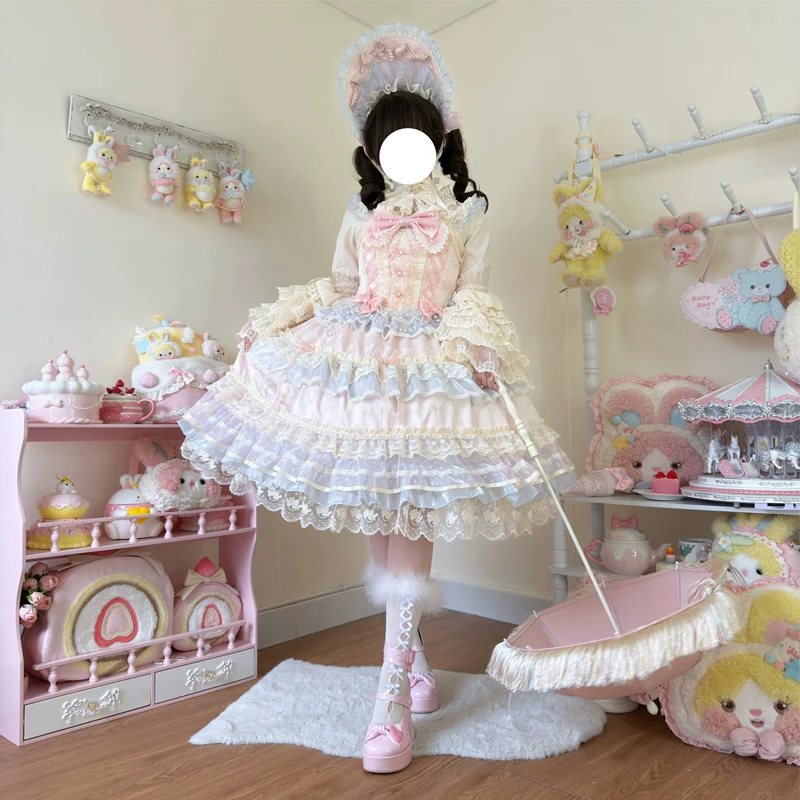 Hanguliang - Star Love Song - Wedding Sweet Lolita JSK Suit Doll-like Dress