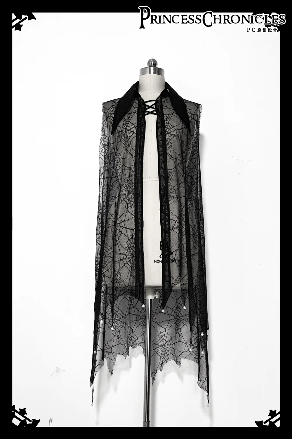 Princess Chronicles - Floating Phantom - Gothic Ouji Lolita Sheer Cape